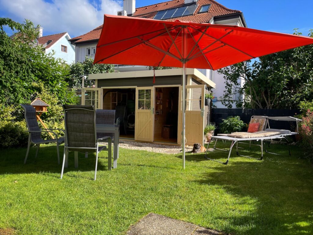 Garten im Sommer